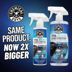 Total Interior Cleaner & Protectant – Interior Cleaner, Cleans & Protects Leather, Vinyl, Plastic, Rubber, Glass with a Streak-Free Finish — Cars, Trucks, SUVs, RVs, 32 oz