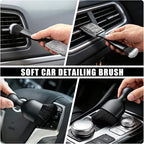 21PCS Car Detailing Kit Interior Cleaner - with Handheld Car Vacuum, Windshield Cleaning Tool, Detailing Brushes, Car Cleaning Supplies Kit for Women Men (Black)