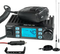 MB1 CB Radio Kit, Noise Cancellation AM/FM Mini CB Radio with Antenna, 12V/24V Cigarette Lighter Plug, 7-Color Screen, Emergency Channel 9/19, VOX, Auto-Scan, for Truckers