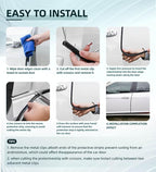 16.5FT(5M) U Shape Car Door Edge Guards Black compatible with Honda CRV SUV 2025 2024 2023 -2017 LX EX EX-L Upgraded- U-Shaped Automotive Trim Car Door Edge Protector No Glue Required, Fade-Resistant