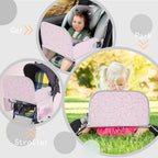 Kids Travel Tray for Toddler Car Seat, Toddler Gift for Girl Activities with Dry Erase Board & iPad Holder Stand,Road Trip Essentials Accessories Lap Tray for Girl as Birthday Gift,LightPurple