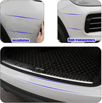 Anti-Scratch Anti-Collision Adhesive Strip Car Door Edge Guard Protector Strip Car Door Scuff Plate Protectors Transparent Invisible Tape for Rear Bumper/Door(66Ft x 0.8In)