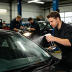 Car Fog Shield, Glass Clear Spray, Windshield Defogger with Fast Mist Removal, Auto Glass Care with Hydrophobic Coating, Car Care Solution, Spray for Driving Visibility Safety Protection Use
