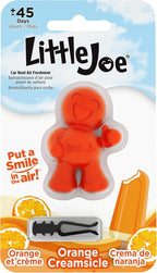 Little Joe 96414 Orange Creamsicle Scent Car Air Freshener Vent Clip, Fights Odors for up to 45 Days, Long-Lasting Freshness, Cute Car Odor Eliminator, Pack of 1