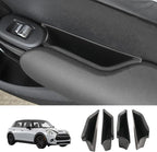LUWU for 2024 Mini Cooper F55 Organizer Mini Cooper F55 Front Rear Door Side Storage Box Door Side Organizer Grab Tray 2015-2025 Mini Cooper S Armrest Phone Container Mini Cooper One Accessories 4PCS