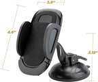 SUHWD-XCES0 Select Window/Dash Mount Phone Holder Cradle for Car or Truck - Universal Hands-Free Mount for Car Window or Dashboard - Vehicle Cell Phone Holder for iPhone or Android Smartphones