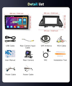 5Ghz WiFi Car Radio Stereo for Honda Odyssey 2005-2010 2+64G, 10.1" Touch Screen/Android 15/Wireless CarPlay/Android Auto/DSP EQ/GPS Navigation/Bluetooth/FM/RDS/SWC/HD Backup Camera