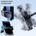 Phone Holder Car [Military-Grade Suction] Universal Car Phone Holder [Thick Case Friendly] Automobile Accessories Dashboard Air Vent Windshield Phone Mount Fit for iPhone Android Smartphones
