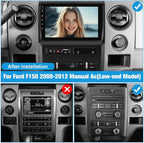 5G WiFi Car Radio Stereo for Ford F150 2009-2012,9" HD IPS Touch Display,Wireless CarPlay/Android Auto,GPS DSP RDS,Upgrade Bluetooth 5.0 AM/FM Stereo Low-end Car