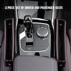 Car Seat Gap Filler 2 Pack Car Gap Filler Seat Organizer Front Seat Leather Car Accessories, Car Essentials for SUV Truck, Adjustable Seat Gap Filler Organizer (Brown，1 Pack)