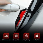 4 PCS Car Door Edge Guard Sticker, Reflective Safety Warning Car Door Protective Strips, Thickened Anti-collision Paint Protector, Universal for Most Vehicles (Red)