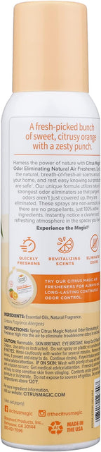 Odor Eliminator Air Freshener Spray for Home, Orange Blast, 3-Ounce, Pack of 3