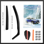 in Channel Auto Rain Guards Fit for 2011-2016 Impreza Hatchback, 2013-2015 Subaru XV CrossTrek, 2016-2017 CrossTrek, Durable Wind Deflector Vent Window Visor Shade, 4PCS