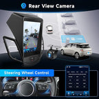 [4G+64G] Car Radio for Ford Fiesta 2009-2016 with Wireless Carplay Android Auto Radio, Android 9.7 inch Touch Screen with GPS, Mirror Link, Bluetooth, WiFi, DSP, FM/RDS Radio