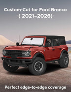 Windshield Sunshade Compatible for Ford Bronco (Not for Bronco Sport) 2021-2024 2025 2026, Sun Visor for Front Windshield & Window Sun Shade Cover, UV Heat Protector, Car Accessories