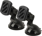 MAGWSM-2PXCES0 MagicMount Magnetic Suction Cup Phone Mount for Car Windshield/Dashboard, 360° Adjustable Magnet Head, Universal Phone Holder Compatible With iPhone, Samsung & More (Pack of 2)
