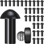 Tubeless Tire Puncture Repair Kit with Mushroom Plug, Repairs punctures and Flat Tires for Motorcycles, Cars, Trucks, ATVs,Gun Puncture Repair Kit