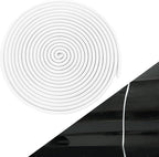 Car Door Edge Guards,Rubber Car Door Protectors No Glue Car Accessories Rubber U Shape Car Trim Door Protectors (White, 65.6FT)