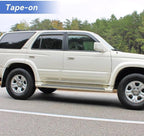 Window Visors Rain Guards for 1996-2002 Toyota 4Runner, Out-Channel Window Vent Wind Deflectors Visors Shades for 96-02 4Runner