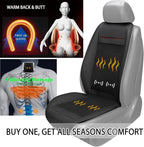 Seat Coolers for Vehicles, 12V Car Cooling Seat Cushion with Massager Mesh Breathable Summer Driving Cooling Seat Covers for Cars Front Seat Faux Leather (beigi)