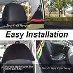 Waterproof Car Towel Seat Covers Front Seats for After Gym Workout,Auto Universal Interior Sweat Towels Cloth Bucket Carseat Cover Protector for Trucks SUV RV Boat Van (Black)