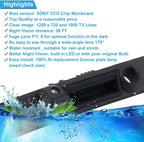 1280 * 720 Pixels Trunk Handle Vehicle Camera Rear View Camera Parking Reverse for Audi A3 8P7 A4 8E A6 4F2 4F5 A5 8T3 A8 4H E0827574C,8E0827574F 8E0827574C3FZ Waterproof Night Vision Back up