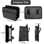 Collapsible Car Trash Can, Vehicle Garbage Organizer Holder Bin with One Roll Trash Bag, Waterproof Hanging Mini Auto Dustbin Accessories Storage Container for Vans, SUVs