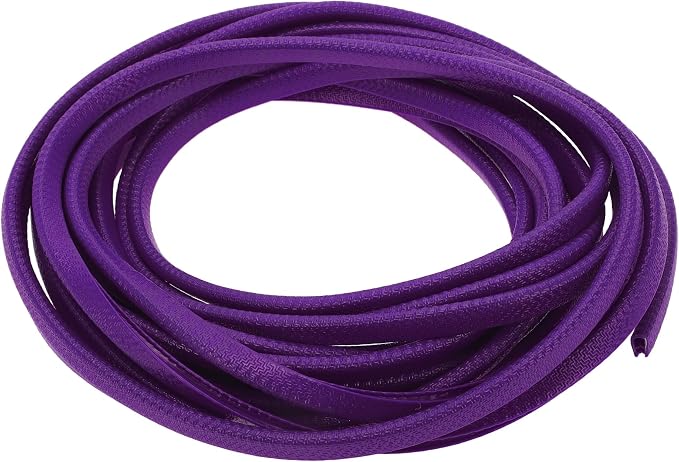 Universal Car Door Edge Protective Sealing Strip U-Type Door Scratch Protection Guard, 26.25ft 8m, Anti-scratch Collision, PVC Iron, Purple