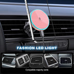 for Mag-Safe Car Mount Charger, Magnetic Phone Holder for Your Car Charger Dash Windshield Vent Magnetic Wireless Car Charger Mount for iPhone 17 16 15 14 13 12 Pink