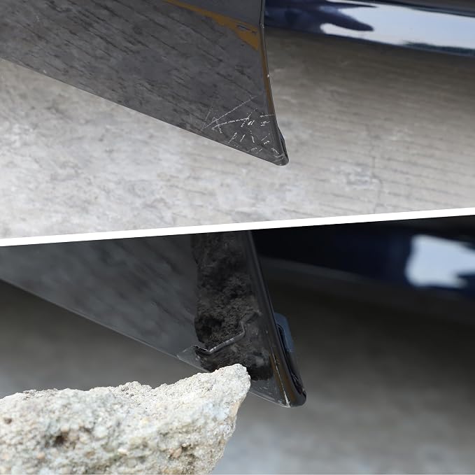 4 Pcs Car Door Edge Guards Door Anti-Collision Strip Anti-Rub Trim Clear Accessories Door Corner Bumper Protector Anti-Scratch Universal for All Cars SUV (V-White Clear)