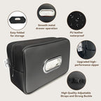 Upgraded 2 Pakc Large Car Tissue Holder PU Leather Tissues Box Cover Backseat Rectangular Napkin Holder for Car Fits for 120 Standard Kleenex Tissues Box for Car Organization Accessories Black