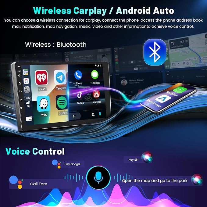 4+64G Android 15 Car Stereo for Chevy Aveo LS Sedan 2005 2006 2007 2008,9‘’ IPS 1280 * 720 Touch Screen Radio Wireless Carplay Android Auto DSP 5G WiFi Bluetooth GPS FM RDS AHD Backup Camera