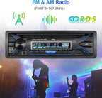 Single Din Bluetooth Car Stereo with CD DVD Player, Single Din Radio with Bluetooth AM/FM AUX/USB/SD Card Playback