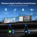 OTTOCAST OttoScreen AI 11.4" Wireless Carplay Screen for Car, Gemini AI Voice Control, Android Auto, Netflix YouTube Google Play, Dual WiFi Dual Bluetooth, 1080P Backup Camera, 8-Core Android 15