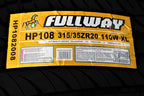 Fullway HP108 All-Season Truck/SUV High Performance Radial Tire-315/35R20 315/35ZR20 315/35/20 315/35-20 110W Load Range XL 4-Ply BSW Black Side Wall UTQG 380AA