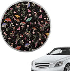Mushroom Print Steering Wheel Cover Sun Shade Universal 17 inch Insulation Steering Wheel Cover for Cars SUV Trucks Cute Car Steering Wheel Accessories for Women