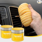 2Pack Cleaning Gel Car Putty Car Cleaning Putty Gel Auto Detailing Car Interior Cleaner Cleaning Kits Clean Slime Car Assecories Keyboard Cleaner Yellow (320g/11.2oz)