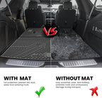 Trunk Mat with Backrest Mat 2021-2026 for GMC Yukon (Only Yukon, Not Fit Yukon XL)/Cadillac Escalade (Only Escalade, Not Fit Escalade ESV)/Chevrolet Chevy Tahoe, All Weather TPE Custom Fit