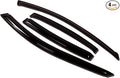 WV-095 Outside Mount Window Visor Deflector Rain Guard Dark Smoke 4-pc Set, Compatible with 2007-2010 Chrysler Sebring
