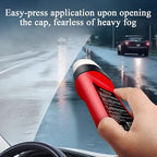 Windshield Spray – 100ml Automotive Glass Cleaner Wipe | Streak-Free Window Defogger for Windshield, Mirrors, Car, SUV, Truck, RV, Motorcycle | Interior and Exterior Visibility Enhancing Coating