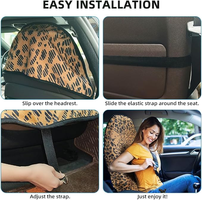 Waterproof Sweating Car Seat Cover for Post Gym Workout, Running, Swimming, Beach and Hiking, Universal Fit Non-Slip Bucket Seat Protector for Cars SUV Trucks, Machine Washable (Jaguar)
