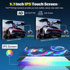 9.7’’ Vertical Screen Car Radio for Nissan Frontier/Xterra 2009-2014 with Wireless Carplay Android Auto, Car Stereo for Frontier in-Dash GPS Navigation, Bluetooth, WiFi, SWC, FM, Mic, Backup Camera