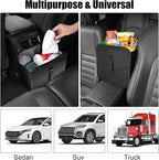 Foldable Trash Can, Collapsible Garbage Bag for Car, Hanging Waterproof Leakproof Storage Bag, Automotive Interior Accessories, Multifunctional (2 Gallon)