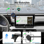 2026 RAV4 Car Phone Holder for Toyota RAV4 10.5-inch Touchscreen (LE/SE/XLE Premium/Woodland), 360° Rotation Phone Mount Compatible with MagSafe, Exclusive Custom Fit for Toyota RAV4 Accessories