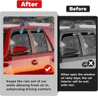 4Runner Rain Guards - Window Visors for Toyota 4Runner 2010-2024, Outside-Mount Tape-On Side Window Wind Deflectors for 4Runner Accessories, Vent Visors Shades Rainproof 4PCS