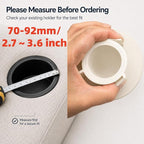 Couch Cup Holder Adapter – Universal Sofa Drink Expander for Large Mugs, Tumblers & Bottles – Spill-Proof Recliner Caddy for Living Room, RV & Boat (Gray, Base 70-92MM(2.75-3.62IN))