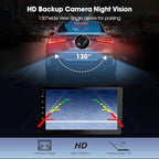 Wireless Double Din Car Stereo with CarPlay/Android Auto,Carplay Screen for Car,Voice Control with Backup Camera,Bluetooth,Navigation, Mirror Link (10.1 Inch)