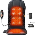 Upgraded Length,10 Vibration Motor,Back Massager Cushion with Heat | Heated Seat Cover Massage Cushion for Pain Relief for home