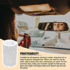Upright Car Chapstick Holder, Bling Insulating Lip Balm Holder,Rhinestone Car Accessories for Women Interior,Suitable for Most Vehicles. (White)