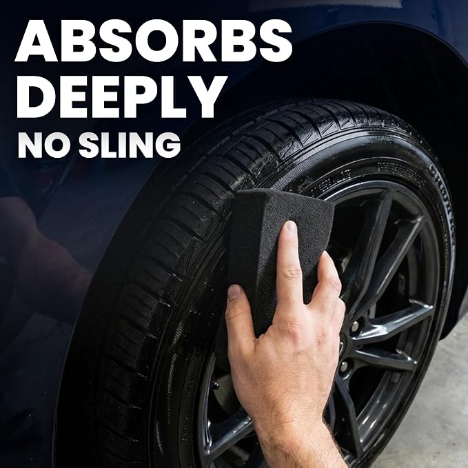 LANE'S Super Blue Tire Dressing | High-Gloss Tire Spray | 16oz (Pack of 2) | No Sling, No Run, Long Lasting | Protects from Cracks & UV Rays | Non-Greasy Tire Dressing & Cleaner for Cars, SUVs, More